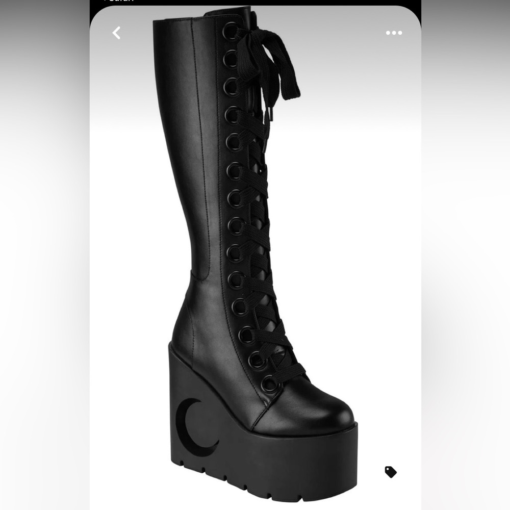 Killstar Black Platform Boots